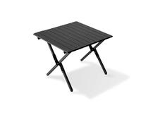 Table de pique-nique pliable et portable légère en alliage de carbone avec sac de rangement, capacité de charge de 136 kg, idéale pour la plage, le camping, le barbecue, les activités de plein air.