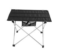 Table de Pique - nique Pliable Portable en Tissu, Table de Barbecue Légère avec Structure en Alliage d'Aluminium, pour Camping, Pique - nique et Activités en Plein Air (Petit support en argent)