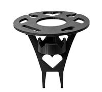 Table de pique-nique pliante - Bureau portable léger pour boissons | Porte-gobelet, support de vin compact, pliable en plein air | pour parc, plage, herbe, jardin, jardin, terrasse, balcon