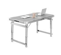 Table de pique-nique pliante réglable en hauteur imperméable et anti-taches idéale pour les activités de plein air