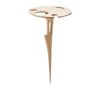 Table de pique-nique portable pliable - Équipement de camping pliable en plein air | Support en bois pour jardin, pelouse, barbecue, voyage, plage, terrasse, randonnée, feu de camp