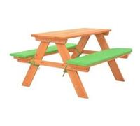 vidaXL Table de Pique-Nique pour Enfants avec bancs 89x79x50 cm Sapin