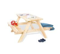 Table de pique-nique pour enfants nicki 4 maxi naturel