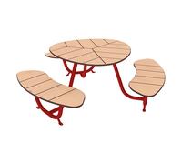 Table de pique-nique Valence RAL3004 - Standard - PROCITY - 209475.3004