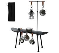 Table de planche à roulettes pliable - bureau de camping portable pour pique-nique, utilitaire décoratif pour extérieur | table de voyage créative de longue durée au design moderne, facile à assembler