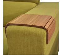 Table De Plateau D’appoint De Canapé en Chêne Naturel - Plateau D’accoudoir en Bois Réglable - Table De Plateau De Canapé - Surface en Bois Doux Et Robuste pour Le Ca, Style 1