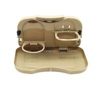 Table de plateau de sièges d'auto - Table pliante de voiture avec porte à | Bureau de siège automobile portable pour ordinateur portable de voyage de camping pour b