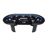 Table de poker avec coffret de poker HOME DELUXE LAS VEGAS - Pour 9 personnes