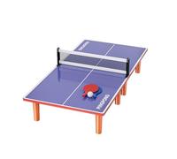 Table de Pong de Pong compacte avec 2 pagaies et 1 Balle - Facile à Transporter, Pliable, Stable et résistante aux intempéries - pour et Adultes - pour salles de Jeux et Bureaux