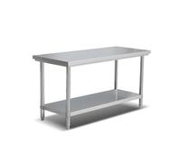 Table de préparation de cuisine en acier inoxydable - Table de travail murale pliante pour restaurants, camions de nourriture, étagères commerciales pour cuisine, buanderie et bar