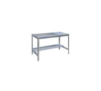 Simonrack Table de préparation jardinage Desk 90x60 cm Gris galvanisé
