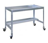 Simonrack Table de jardinage Rack 1 avec roulettes gris galvanisé 90 x 60 cm