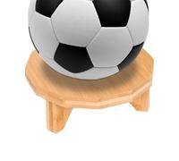 Table de présentation pour basket-ball, support de rangement en bois pour balles, support de décoration de sport rétro pour basket-ball, football, volleyball souvenir