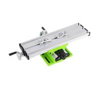 Table de presse à perceuse, établi de précision réglable avec axe XY - Table coulissante de perçage pour perceuse d'établi, pour la coupe, le perçage, le travail du bois, le travail des métaux, la