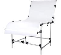 Table de Prise de Vue 100x200cm, Shooting Table Portable Non Réfléchissant pour Studio Photographie Tentes de Shooting