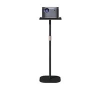 Table De Projecteur Portable avec Plateau, Support for Ordinateur Réglable | Support robuste for la musique de films en plein air, portant 33LB avec base stable(Black,60-160cm)