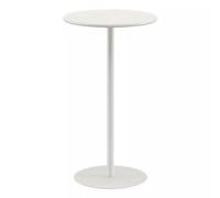 Table de pub ronde haute de 40 cm à 60 cm - Table de cocktail avec base en métal facile à assembler pour salle à manger et salon, meuble de salon élégant, table d'appoint élégante