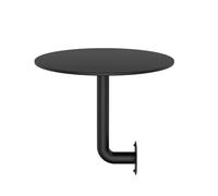 Table de pub Ronde Murale - Design Flottant Peu encombrant pour balcons, cafés et Maisons - Cadre en métal Moderne pour Un Style bistrot