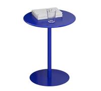 Table de pub ronde, table de bistrot moderne avec base en métal, table de cocktail circulaire pour la maison, le bar et la cuisine