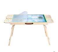 Table de Puzzle-Duoku-1500 Pièces-Planche de Puzzle 86,5 x 63,5 cm-avec Pieds Pliables-4 Tiroirs et Couverture-Famille