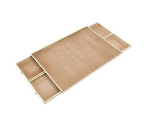 Table de puzzle HI rustique 1000 pièces, bois, avec 4 tiroirs latéraux escamotables, pour 12 ans et plus