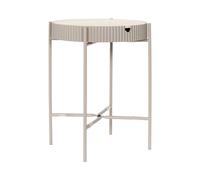 Table de Rangement Design "Terra Nova" 48cm Beige