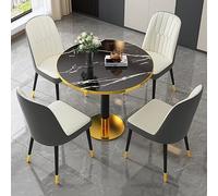 Table de réception - Table de négociation - Table de bar de loisirs pour balcon, chambre à coucher, bibliothèque, salle de piscine, design blanc élégant pour espaces modernes