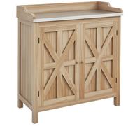 Table de rempotage Outsunny Bois de sapin 83x40x92cm Bois naturel