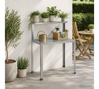 vidaXL Table de rempotage et console de jardinage rectangulaire