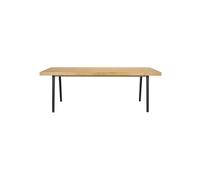 Table de repas 220 cm en bois brun Harvest