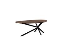 Table de repas en bois de manguier marron, ovale, 6 places - Chehoma, Alegre - 200x100x76 cm