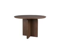 Table de repas en bois marron Laurent