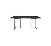 Table de repas en bois noir Class 180cm