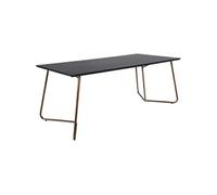 Venture Home - Table de repas en MDF et acier Pippi noir et cuivré Noir et cuivré