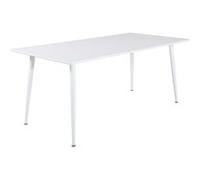 Table de repas en MDF Polar 180 x 90 cm Blanc blanc G