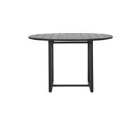Table de repas en métal noir, ronde, 4 places, table haute - House Doctor, Helo - Ø120 cm H74 cm