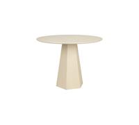 Table de repas en placage frêne beige Pilar