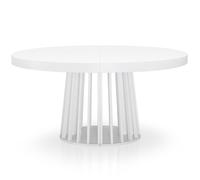 Table de Repas Extensible "Laize" 150-300cm Blanc