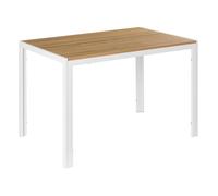Table de repas MANN Marron/blanc 120 cm 70 cm