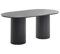 Table de repas SHERIDAN Noir 180 cm 100 cm
