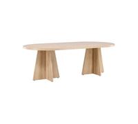 Table de repas ovale Bootcut naturel