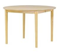 Table de repas ronde ø110 cm extensible Gilda Beige G