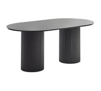 Table de repas SHERIDAN Noir 180 cm 100 cm