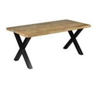 Table de Repas ZINA -180cm Manguier Massif Piètement X -