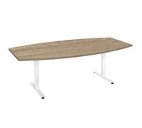 Table de réunion en forme de tonneau