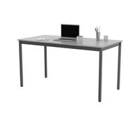 Table de réunion modulable rectangle - L.140 x P.70 cm - Plateau Gris - Pieds Gris