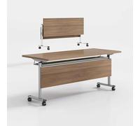 Table de réunion pliable pour économiser de l'espace - Bureau multifonction pour salles de conférence, salles de t centres de Ma - Portable et facile à ranger (120 x 40 x 75 cm) - Idéal pour