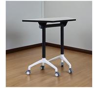 Table De Réunion Pliante À Plateau Rabattable, Bureau De Conférence Modulaire Durable avec Roulettes Verrouillables, Table De Formation Polyvalente pour Bureau, Séminaire et Utilisation Collaborative