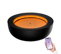 Table de sable de méditation zen, table de sable mobile magnétique avec 7 couleurs LED, 19 motifs, contrôle par application, images d'art en mouvement 3D, accessoires de méditation, pour la maison et
