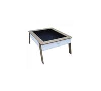 Axi Linda Table De Culture En Bois Avec Bac & Voile De Jardin | Potager Sur Pied / Jardinière En Marron & Blanc | Table De Sable Enfant
